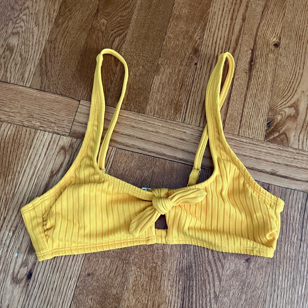 Yellow Bikini Top